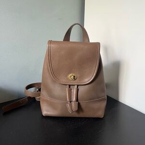 Vintage Coach Leather Backpack